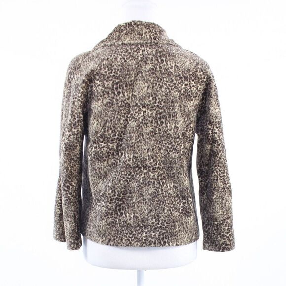 Talbots brown cotton jacket 2P - Picture 7 of 8